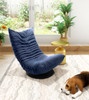 Down Low Swivel Chair Blue