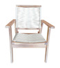 North Port Accent Chair (Set of 2) White Wash & White