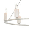 Elk Home White Stone 6-Light Chandelier - 69347/6