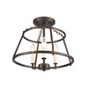 Elk Home Joanie 3-Light Semi Flush Mount - EC89693/3