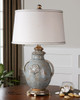 Uttermost Cancello Blue Glaze Lamp