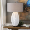 Uttermost Marazion Gloss White Lamp