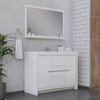 Sortino 48 Inch Modern Bathroom Vanity, White