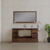 Paterno 60 Inch Single Modern Freestanding Bathroom Vanity, Rosewood