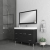 Ripley 48 Inch Black Vanity With Sink