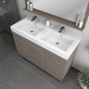 Ripley 48 Inch Gray Double Vanity With Sink