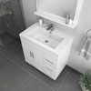 Ripley 30 Inch White Vanity With Sink - AT-8050-W