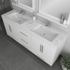 Ripley 67 Inch White Double Vanity With Sink