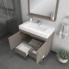 Ripley 36 Inch Gray Vanity With Sink