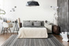 Dynamic Robin Machine-made 1155 Grey/charcoal/ivory Area Rugs