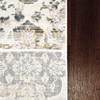 Dynamic Quartz Machine-made 27077 Ivory/grey Area Rugs