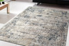 Dynamic Unique Machine-made 4054 Grey/blue Area Rugs