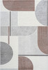 Dynamic Polaris Machine-made 46002 Ivory/grey/burgundy Area Rugs