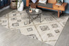 Dynamic Carlisle Machine-made 62014 Ivory/grey Area Rugs