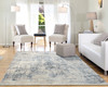 Dynamic Mood Machine-made 8451 Ivory/blue Area Rugs