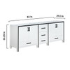 Ziva 84" White Vanity Cabinet Only