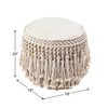 Anji Mountain AMB0012-1820  Hand-crafted Poufs - 18" X 18" X 20"