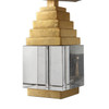 Uttermost Anubis Crystal Cube Lamp