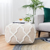 Anji Mountain AMBPF016-2014  Hand-crafted Poufs - 22" X 22" X 16"