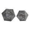 Uttermost Kimora Aged Icosahedrons S/2