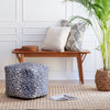 Anji Mountain AMBWF006-1616  Hand-crafted Indoor/outdoor Poufs - 18" X 18" X 18"