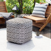 Anji Mountain AMBWF021-1616  Hand-crafted Indoor/outdoor Poufs - 18" X 18" X 18"