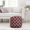 Anji Mountain AMBWF022-1616  Hand-crafted Indoor/outdoor Poufs - 18" X 18" X 18"