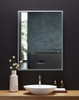 Immersion 30 In. X 40 In. Led Frameless Mirror With Bluetooth, Defogger And Digital Display