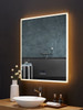 Immersion 36 In. X 40 In. Led Frameless Mirror With Bluetooth, Defogger  And Digital Display