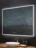 Immersion 48 In. X 40 In. Led Frameless Mirror With Bluetooth, Defogger  And Digital Display