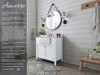 Adeline 36 In. Bath Vanity Set In White