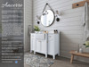 Adeline 48 In. Bath Vanity Set In White