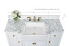 Adeline 48 In. Bath Vanity Set In White