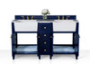Adeline 60 In. Bath Vanity Set In Heritage Blue
