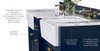 Adeline 60 In. Bath Vanity Set In Heritage Blue