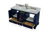 Audrey 60 In. Bath Vanity Set In Heritage Blue