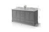 Audrey 72 In. Bath Vanity Set In Sapphire Gray