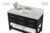 Elizabeth 48 In.bath Vanity Set In Black Onyx