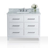 Ellie 42 In. Bath Vanity Set In White