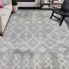 Amer Rugs Aspen Belen ASP-2 Gray/Ivory Shag Area Rugs