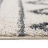 Amer Rugs Aspen Clara ASP-3 Cream/Black Shag Area Rugs