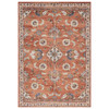 Amer Rugs Jordan Bea JOR-3 Orange Power-Loomed Area Rugs