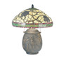 Meyda 20"h Burgundy Pinecone Table Lamp