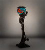 Meyda 35" High Lovers' Trangle W/tiffany Goldfish Table Lamp