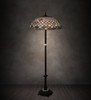 Meyda 62" High Tiffany Fishscale Floor Lamp - 108588
