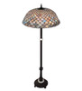 Meyda 62" High Tiffany Fishscale Floor Lamp - 108588