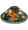 Meyda 16" Wide Tiffany Poppy Cone Shade