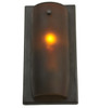 Meyda 4"w Tuscan Vineyard Amber Wine Bottle Wall Sconce