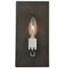 Meyda 4"w Tuscan Vineyard Amber Wine Bottle Wall Sconce