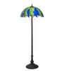 Meyda 62" High Tiffany Honey Locust Floor Lamp